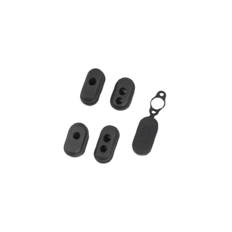 XIAOMI - Black Silicone Cable Grommets Set Electric Scooters
