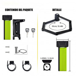 Reed lock with key for Electric Scooter